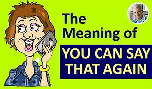 please say that again